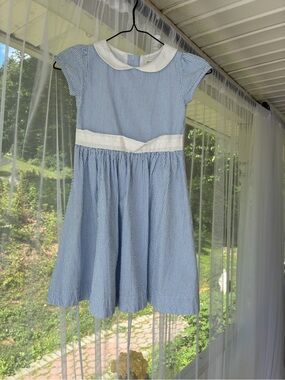 Girls Hope and Henry Seersucker Dress